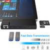 Surface Pro 7 Dock Hub, 7 in 2 Docking Station with 4K HDMI, USB Type C 60W PD, 1000M RJ45 Ethernet LAN, USB3.0 Port and SD/TF Card Reader Slot for Microsoft Surface Pro 7