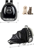 Portable Travel Pet Carrier Backpack, Dog Carrier Backpack for Small Dogs Cats, Space Capsule Bubble Design, Expandable Carrier Backpack for Hiking, Outdoor Use，Airline Approved Pet Backpack Carrier