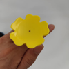 YESBAY Bird Feeder Hand Feeder with Flower Shaped Port Long Lasting No Odor Portable Yellow