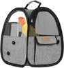 Akinerri Birds Travel Carrier, Small Bird Travel Bag, Transparent Breathable Travel Cage Bird Parrot Carrier, Include Perch and Bottom Tray