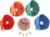 Bright Creations #3 Nylon Coil Zippers for Sewing, 4 Colors (5 Yards, 120 Pieces)