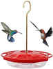 Bird Feeders for Outside, Hummingbird Feeder for Outdoors, Hummingbird Feeder, Hummingbird Nectar, Humming Bird Feeder, with 5 Feeder Ports (Red)