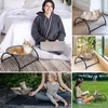 LOOBANI Cat Hammock Bed, Removable & Washable Elevated Pet Bed, Add Silicone Non-Slip Pads for Safe & Stable Protection of Floor, Suitable for Indoor & Outdoor Cat Chair for Kitty and Puppy