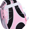 Pink Bird Backpack Carrier with Portable Bird Feeder Cups, Pet Bubble Carrier for Pet Birds, Airline-Approved, Ventilate Transparent Space Capsule Carrier Backpack for Travel, Hiking and Outdoor Use