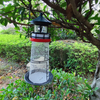 Wild Bird Feeder,Solar Bird Feeder, Metal Bird Feeder,Lighthouse Bird feeders for Outside, revolving Light Lighthouse, Garden Art Decoration, Lawn, Yard Art.