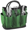 Garden Tool Bag Portable Gardening Tote Bag Oxford Plant Tool Kit Holder Bag Gardeners Storage Bag Garden Tool Organizer Tote Indoor Outdoor Home Lawn Yard Garden Carry Bag with 8 Pockets (ONLY BAG)