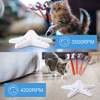 NPET Interactive Cat Toy, 360 Degree Rotating Automatic Toys for Indoor Cats, Electronic Butterfly Cat Toy with Sensor Switch