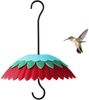 Bird Feeder Cover,Baffle for Bird Feeder,Bird Rain Guard,Protect Hummingbird Feeder,Dome Cover with Umbrella-Shaped Cover Protect Nectar Quality 8inch(Red)