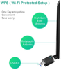 EDUP USB 3.0 Wi-Fi Adapter AC1300Mbps WiFi Dongle 802.11 ac Wireless Network Adapter with Dual Band 2.4GHz/ 5.8GHz 5dBi Antenna for Desktop Windows XP/Vista / 7/8.1/10 / Mac 10. 6-10.14. 6