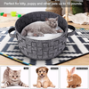 Cat Beds for Indoor Cats, Felt Cat Bed Detachable Cat House with Removable Cozy Cushion Sleeping Pet Bed for Indoor Cats or Small Dogs (Grey)