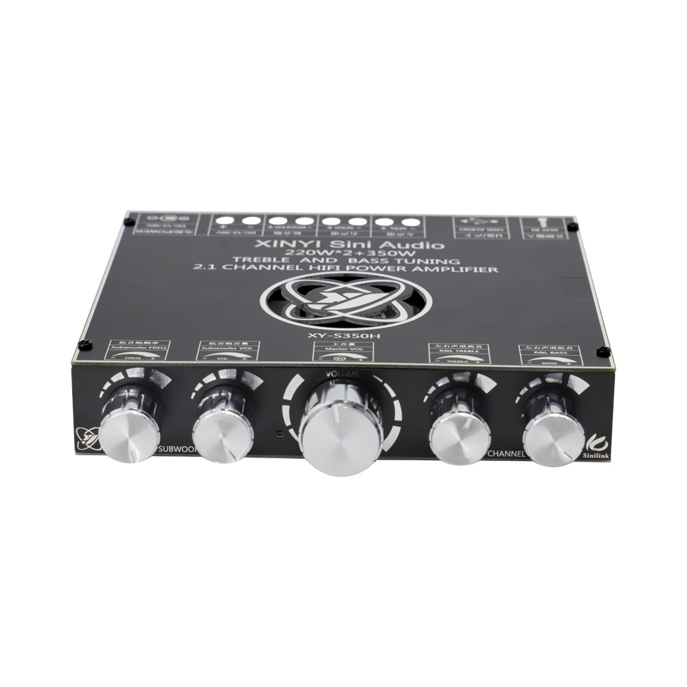 XY-S350H 2 X 220W + 350W APP Control Bluetooth 5.1 TPA3251D2 Subwoofer Audio Power Amplifier Board 2.1 Channel Class D Audio Amplifier Home Theater AUX