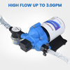 DC HOUSE 33-Series 12V Water Diaphragm Pump with Pressure Switch 3.0GPM 45Psi 12 Volt Water Pump for RV Marine Yacht Caravan