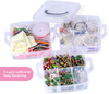Roblue Jewelry Making Supplies, Jewelry Making Kit Tools 1526PCS Include Jewelry Beads and Charms Findings Beading & Jewelry Making Wire for Necklace Bracelets Earrings Making Kit for Adults Women