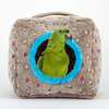 MEWTOGO Large Size Bird Snuggle Hut Nest with Thickened Top and Bottom- Winter Warm Plush Birds House Hanging Hideaway Cave Bed Toy for Large Birds Macaws African Grey Cockatoos Amazon Parrots