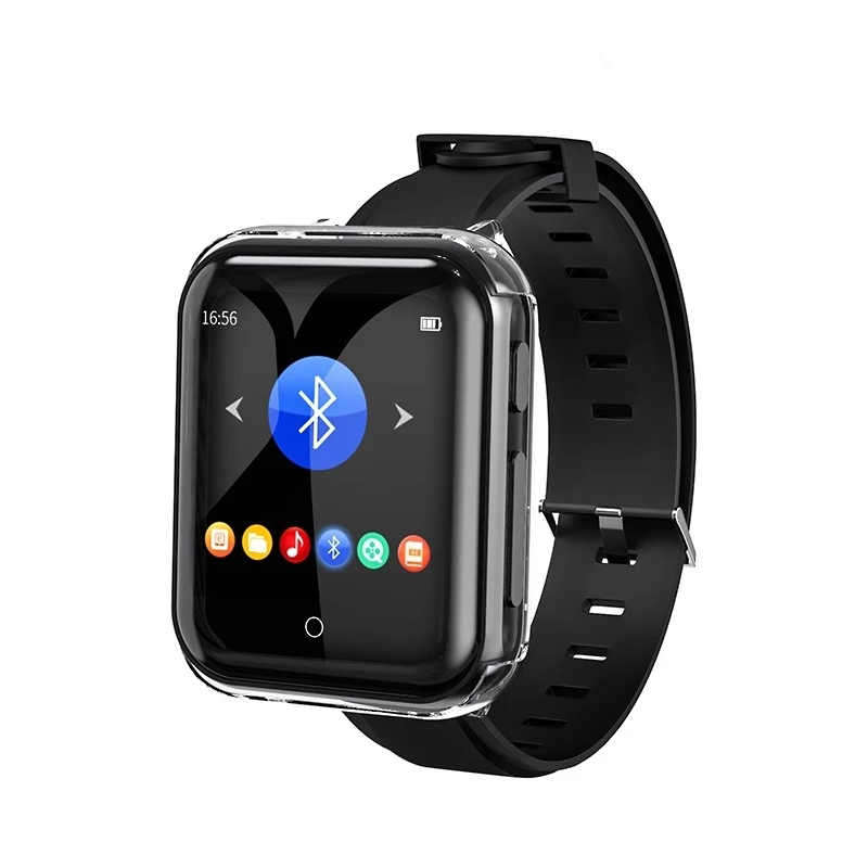 RUIZU M8 Bluetooth 5.0 8GB/16GB Wearable Mini Sport Smart Watch MP3 Player Pedometer Full Touch Screen Music Player Speake Support FM Radio Recorder Video with Watchband