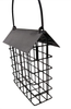 foreverwen Suet Feeder for Wild Birds, Suet Cake Holders, Metal Roof Weather Guard, Suet Bird Feeders for Outside, Bird Feeder Cage, Use with Suet Cakes, Seed Cakes, Bread, Fruits for Oriole Birds