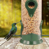 Ointo Garden Tube Bird Feeder with 6 Feeding Ports, Premium Hard Plastic Outdoor Birdfeeder with Steel Hanger(Pack of 2)