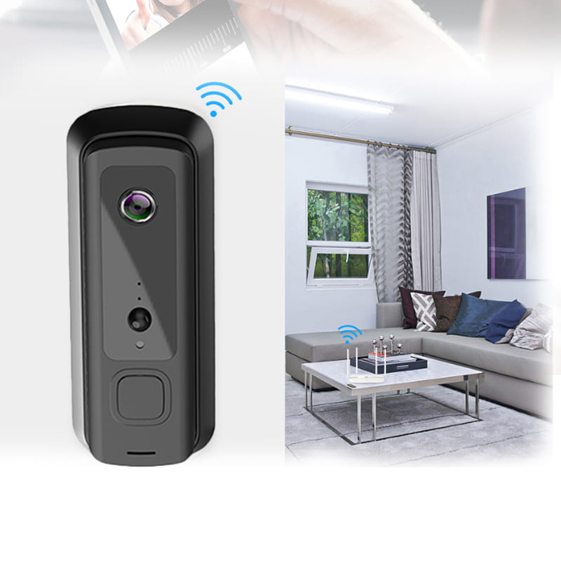 Bakeey T4 1080P Smart Wireless Video Doorbell Indoor Receiver Home Security Night Vision Battery Door Bell Intercom Monitor
