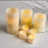 Furora LIGHTING LED Flameless Candles with Remote Control, Set of 8, Real Wax Battery Operated Pillars and Votives LED Candles with Flickering Flame and Timer Featured - Ivory Rome Collection