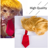 Cat Dog Costume- Cute Style Pet Costume Dog Wig Pet Cosplay Clothes & Hair Accessories Pet Head Wear Apparel Toy for Christmas Halloween Parties Pet Cosplay