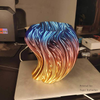 3D Printer Silk Rainbow Multicolor PLA Filamentt 1.75mm 1KG Multi Color Printing Materials Gradually Changing Color PLA Rainbow Mulitcolor Multicolored Metallic Color Gradient Filament CC3D