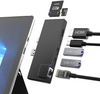 Surface Pro 7 Dock Hub, 7 in 2 Docking Station with 4K HDMI, USB Type C 60W PD, 1000M RJ45 Ethernet LAN, USB3.0 Port and SD/TF Card Reader Slot for Microsoft Surface Pro 7