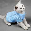 Evursua Pet Cat Sweater Kitten Clothes for Cats Small Dogs,Turtleneck Cat Clothes Pullover Soft Warm,fit Kitty,Chihuahua,Teddy,Poodle,Pug
