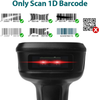 Sumicor Barcode Scanner Wireless & Wired 1D Handheld Cordless Scanner, Rechargeable 1D Barcode Reader USB Handheld Bar Code Scanner for Store, Supermarket, Warehouse