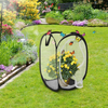 UEETEK Insect Butterfly Habitat Large Portable Insect Monarch Butterfly Mesh Net Cage Terrarium Pop-up - 24 in Tall (Black)