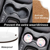 2 Pack Absorbent Car Cup Holder Coasters,Cute flowers on Alpaca Ceramic Car Insert Coasters with Fingertip Grip for Easy Removal,Brilliant Vehicle Accessories for Men & Women 2.6 Inches(Lovely Alpaca)