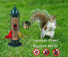 Squirrel Proof Bird Feeder, Metal, Hanging Type, Used in The Wild, Courtyard, Outside, Can Hold 1.3 Pounds of Seeds. A Must for Birdwatchers