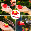 10 Pieces Handheld Hummingbird Feeders, Hand Feeders Suction Cup Mini Hummingbird Feeders, Window Bird Feeders with Perch Cleaning Brush for Outdoors