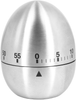 U/S Egg Kitchen Timer Cute Manual,Stainless Steel Metal Mechanical Visual Countdown Cooking Timer with Loud Alarm for Kids Cooking Tools