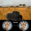 40X60 Monocular Telescope with BAK4 Prism/FMC Lens/Compass,monocular Telescope for Smartphone, Suitable for Outdoor Bird Watching/Hunting/Night Concerts