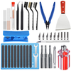 SOOWAY 36 pcs 3D Printer Tool Kit Includes Remove Tool, Cleaning Tool, Sanding and Hot end Disassembly Tool 3D Print Accessory Sets 3D Model Tools for 3D Printing and Finishing