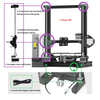 G-Hubble Ender 3 Dual Z Axis Upgrade Kit with Lead Screw Stepper Motor, 3D Printer Accessories Parts for Creality Ender 3/Ender 3 Pro/Ender 3 V2/Voxelab Aquila