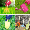 Kids Safe Gardening Tools Set Shovel Harrow Rake Watering Can with Tote Bag Children Mini Garden Toys Great Gift for a Little Gardener