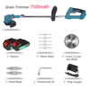 21V Electric Lawn Mower Cordless Grass Trimmer Cutter Pruning Weed Garden Tools