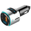 GEELONG BC41 Car Bluetooth FM Transmitter QC 3.0 USB Car Charger Colorful LED Light Bluetooth Audio Adapter Music Play Hands Free Calls