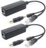ANVISION 2-Pack 5V PoE Splitter, 48V to 5V 2.4A Adapter, Plug 3.5mm x 1.35mm, 5.5mm x 2.1mm Connector, IEEE 802.3af Compliant, for IP Camera and More