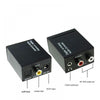 Digital to Analog Converter DAC Digital Optical to Analog L/R RCA Converter,Toslink Optical to 3.5Mm Jack Audio Adapter
