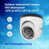 Hiseeu 4K POE IP Camera Audio 8MP Metal Case Waterproof Network Dome Security CCTV Camera IR H.265 ONVIF