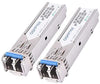 Gigabit SFP Module 1000BASE-LX/LH 1310nm 10km DDM Single-Mode LC Mini-GBIC Transceiver for Cisco GLC-LH-SMD/GLC-LX-SM-RGD, Ubiquiti UF-SM-1G, Netgear, Mikrotik, Other Open Switches (2 Pack)