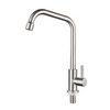 Stainless Steel Kitchen Sink Faucet 360° Rotate Single Handle Single Hole Lead Free Single Cold Taps With Hoses