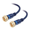 C2G/ Cables to Go 40003 Velocity Mini-Coax F-Type Cable, Blue