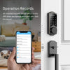 Smart Deadbolt,  Keyless Entry Door Lock with Keypad, Electronic Front Door Bluetooth, Touchscreen Digital, Remote Share Codes, Send Ekeys, Free APP, Easy to Install for Home, Apartment
