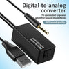 D15 Audio Converter DAC Decoder Adapter USB Analog Digital to Coax 3.5Mm Jack Fiber Optic Converter for DVD HDTV