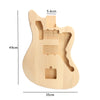 DIY Unfinished Basswood Electric Guitar Body Kit Set For 6 String Guitar Musical Instrument