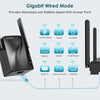 Wifi Range Extender - 1200Mbps Wifi Repeater, 2.4 & 5Ghz Wireless Signal Booster up to 2640Sq.Ft, WPS Function, Easy Set-Up.