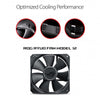 ROG RYUO 240 RGB AIO Liquid CPU Cooler 240Mm Radiator Dual 120Mm 4-Pin PWM Fan with OLED Panel & Fan Control 1.77